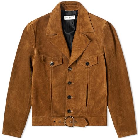 ysl teddy jacket measurements|saint laurent suede jacket.